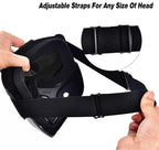 BUY 1 GET 1 FREE - Goggle Mask Anti Scratch UV Protective Open Face & Eyewear Windproof Dirt Shield Adjustable Soft Foam Padded Detachable For Cycling Bike Off Road Racing Riding For Unisex Rainbow GenzVybs