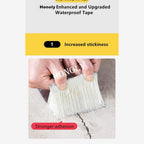 Leakage Repair Waterproof Tape for Pipe Leakage Roof Water Leakage Solution Aluminium Foil Tape Waterproof Adhesive Tape Sealing Duct Rubber Tape for Leakage 5CM*5M Pack Of 2 , Silver GenzVybs
