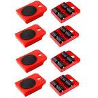 Furniture Lifting Moving Wheel - Heavy Duty Pads Easy and Safe Moving Slider Tools for Shifting Washing Machines, Fridge, Sofa and Wardrobes | Max Load 150KG/331LBS Only Wheel Pad, Pack of 4 GenzVybs