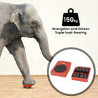 Furniture Lifting Moving Wheel - Heavy Duty Pads Easy and Safe Moving Slider Tools for Shifting Washing Machines, Fridge, Sofa and Wardrobes | Max Load 150KG/331LBS Only Wheel Pad, Pack of 4 GenzVybs