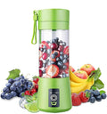 6 Blade Usb Juicer Bottle-Portable Machine Electric Usb Juice Maker Bottle Blender Grinder Mixer, Rechargeable Shake Fruit & Vegetable Juicer Mixer Multicolor 1 Set GenzVybs